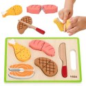 VIGA Zestaw do Krojenia Mięsa - Realistyczna Zabawa w Kuchnię