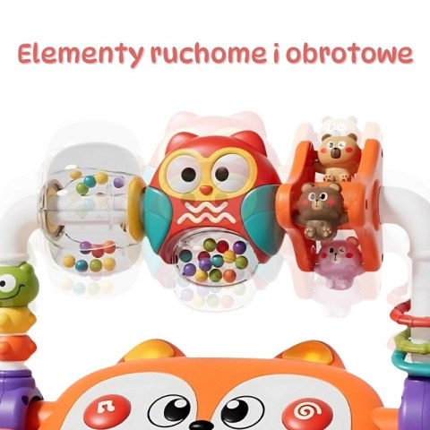 WOOPIE BABY Interaktywne Pianino Edukacyjne Sensoryczne Lisek LED Grzechotki WOOPIE BABY Interaktywne Pianino Edukacyjne Sensoryczne Lisek LED Grzechotki