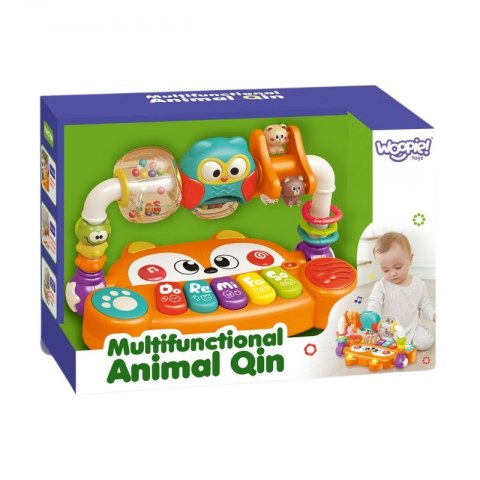 WOOPIE BABY Interaktywne Pianino Edukacyjne Sensoryczne Lisek LED Grzechotki WOOPIE BABY Interaktywne Pianino Edukacyjne Sensoryczne Lisek LED Grzechotki