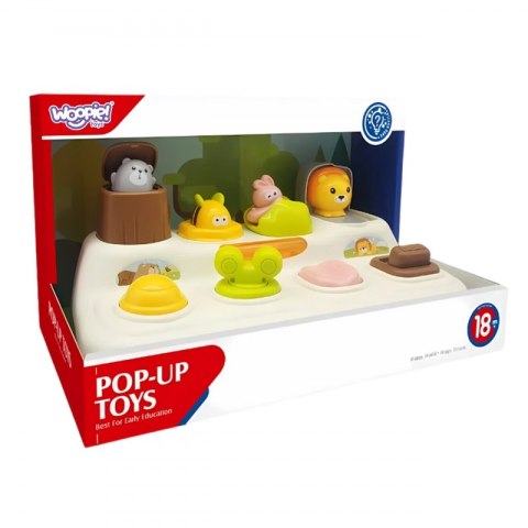 WOOPIE BABY Zabawka Edukacyjna Wyskakujące Zwierzątka ZOO Pop Up WOOPIE BABY Zabawka Edukacyjna Wyskakujące Zwierzątka ZOO Pop Up