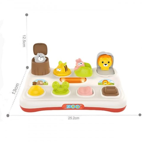 WOOPIE BABY Zabawka Edukacyjna Wyskakujące Zwierzątka ZOO Pop Up WOOPIE BABY Zabawka Edukacyjna Wyskakujące Zwierzątka ZOO Pop Up