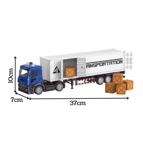 WOOPIE Ciężarówka Kontenerowa TIR z Efektami Świetlnymi i Dźwiękowymi! WOOPIE Ciężarówka Kontenerowa TIR z Efektami Świetlnymi i Dźwiękowymi!