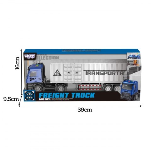 WOOPIE Ciężarówka Kontenerowa TIR z Efektami Świetlnymi i Dźwiękowymi! WOOPIE Ciężarówka Kontenerowa TIR z Efektami Świetlnymi i Dźwiękowymi!