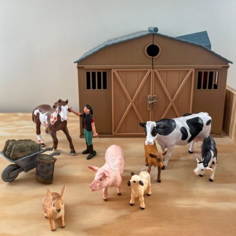 WOOPIE Figurki Zwierząt Szczęśliwa Farma 10el. WOOPIE Figurki Zwierząt Szczęśliwa Farma 10el.