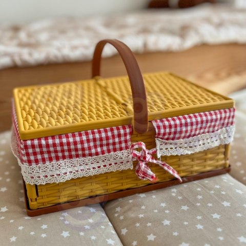 WOOPIE Kosz Piknikowy Owoce Warzywa Fast Food Zestaw XXL 103el. WOOPIE Kosz Piknikowy Owoce Warzywa Fast Food Zestaw XXL 103el.