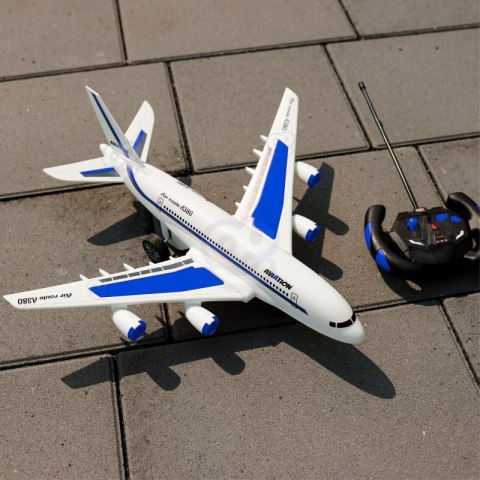 WOOPIE Niebieski Zdalnie Sterowany Samolot Pasażerski Airline WOOPIE Niebieski Zdalnie Sterowany Samolot Pasażerski Airline