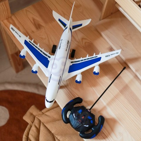 WOOPIE Niebieski Zdalnie Sterowany Samolot Pasażerski Airline WOOPIE Niebieski Zdalnie Sterowany Samolot Pasażerski Airline