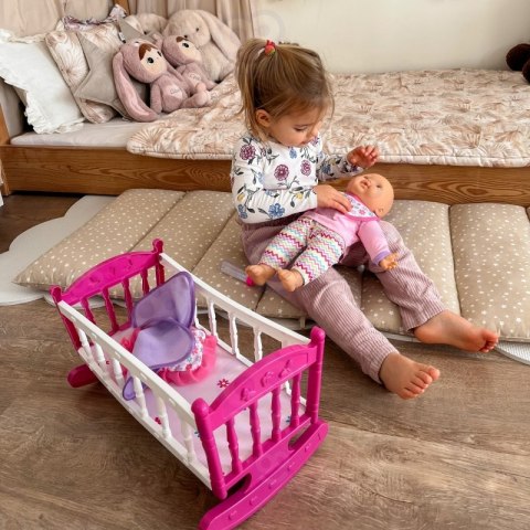 WOOPIE ROYAL Zestaw XL Opiekunka Lalka Jednorożec z Kołyską i Zestawem do Karmienia WOOPIE ROYAL Zestaw XL Opiekunka Lalka Jednorożec z Kołyską i Zestawem do Karmienia