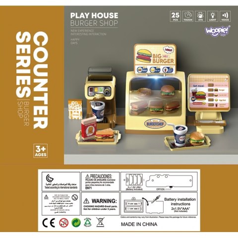 WOOPIE Sklep Restauracja Fast Food Mini Burger Shop "BIG BURGER" WOOPIE Sklep Restauracja Fast Food Mini Burger Shop "BIG BURGER"