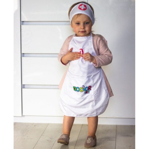 WOOPIE Strój Pielęgniarki Kitel Fartuszek z Czepkiem Pielęgniarki WOOPIE Strój Pielęgniarki Kitel Fartuszek z Czepkiem Pielęgniarki