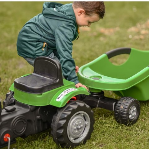 WOOPIE Traktor na Pedały Big PowerTrac z Przyczepą XXL