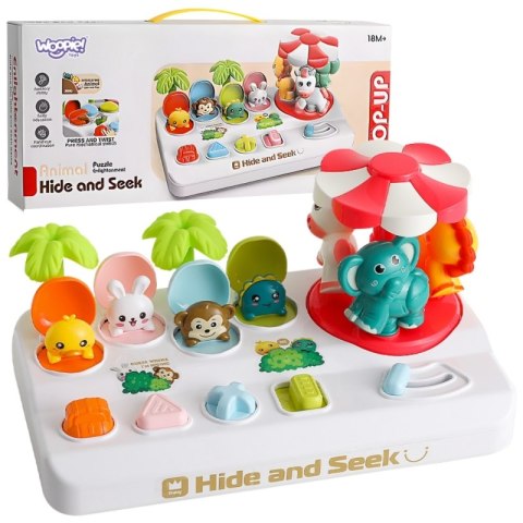 WOOPIE BABY Wyskakujące Zwierzątka Pop Up Karuzela Zabawka Interaktywna WOOPIE BABY Wyskakujące Zwierzątka Pop Up Karuzela Zabawka Interaktywna