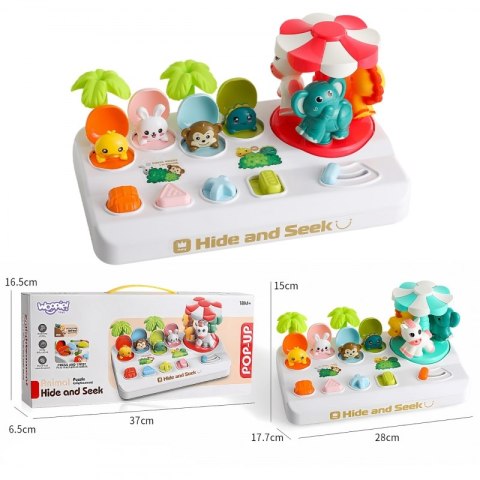 WOOPIE BABY Wyskakujące Zwierzątka Pop Up Karuzela Zabawka Interaktywna WOOPIE BABY Wyskakujące Zwierzątka Pop Up Karuzela Zabawka Interaktywna