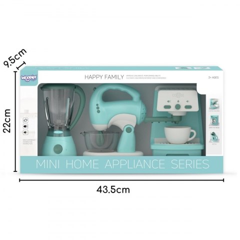 WOOPIE Zestaw AGD 3w1 Ekspres Mikser Blender Efekty Dźwiękowe Świetlne WOOPIE Zestaw AGD 3w1 Ekspres Mikser Blender Efekty Dźwiękowe Świetlne
