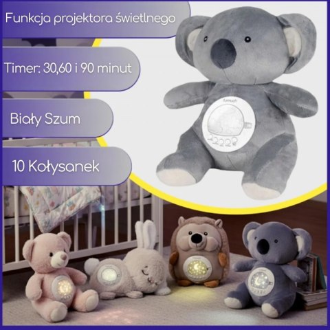 WOOPIE BABY Przytulanka Koala z Projektorem Uspokajacz Usypiacz Kołysanki Czujnik Płaczu