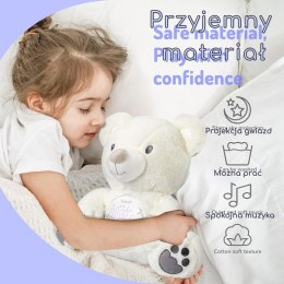 WOOPIE BABY Przytulanka Miś z Projektorem Uspokajacz Usypiacz Pozytywka