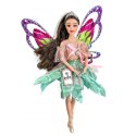 WOOPIE ROYAL Lalka Emi Wróżka z Kolorowymi Skrzydłami i Szczotką do Włosów