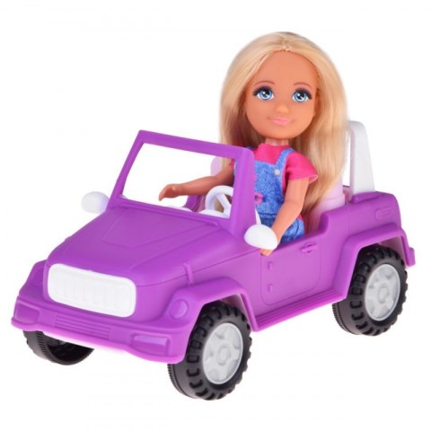 WOOPIE ROYAL Lalka Niki Zestaw z Koniem Samochodem i Przyczepą