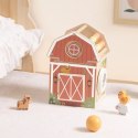 TOOKY TOY Drewniana Stodoła Aktywności Sorter Liczydło Montessori