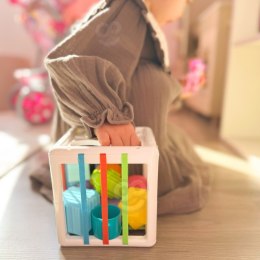 WOOPIE BABY Elastyczna Kostka Sensoryczna Sorter dla Dzieci Kolorowe Kształty 11 el.