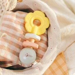 CLASSIC WORLD Drewniana Pastelowa Grzechotka Gryzak 2w1 Kwiatuszek 0+