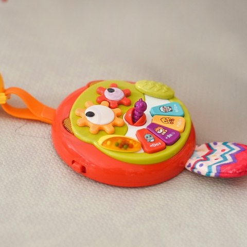 WOOPIE BABY Interaktywna Zabawka Sowa Pianinko z Szeleszczącym Ogonem