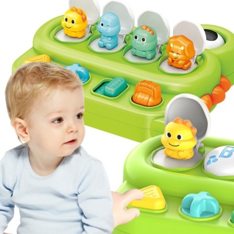 WOOPIE BABY Zabawka Edukacyjna Wyskakujące Dinozaury POP-UP