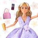 WOOPIE ROYAL Lalka Lily Długie Blond Włosy 30 cm Lawendowa Suknia Akcesoria