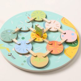 CLASSIC WORLD Gra Sensoryczna Liść Lotosu Dopasuj Kształty i Kolory