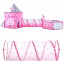 WOOPIE Namiot 3w1 Pałac Księżniczki XXL Domek Tunel Suchy Basen