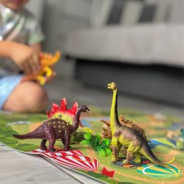 WOOPIE Zestaw Figurki Dinozaury 16 el. + Mata + Kuferek