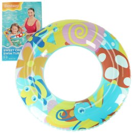 Kółko do pływania koło dmuchane BESTWAY 36013 motylki 56cm