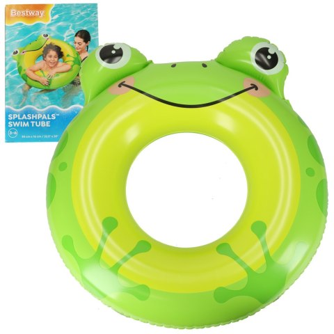 Kółko do pływania koło dmuchane dla dzieci BESTWAY 36351 żaba 85-76cm Kółko do pływania koło dmuchane dla dzieci BESTWAY 36351 żaba 85-76cm