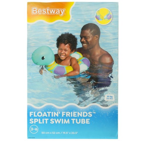 Kółko do pływania koło dmuchane BESTWAY 36405 żółw 50x46cm Kółko do pływania koło dmuchane BESTWAY 36405 żółw 50x46cm