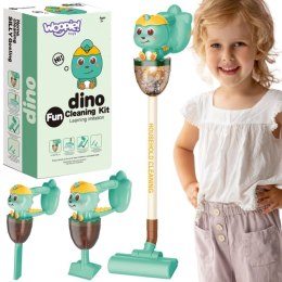 WOOPIE Interaktywny Odkurzacz Dino 3w1 Funkcja Ssania Światło Dźwięk