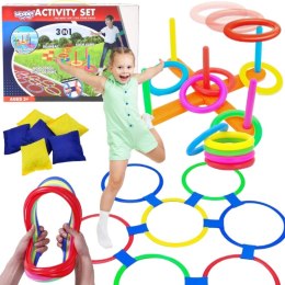 WOOPIE Zestaw 3w1 Serso Gra w Klasy Cornhole Rzut do Celu Woreczkami