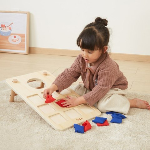 Viga Gra Zręcznościowa 2w1 Kółko i Krzyżyk + Cornhole - Rzut Do celu